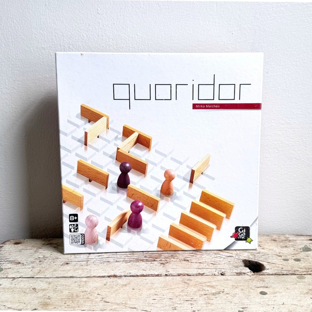 Vintage 1997 Gigamic Quoridor Deluxe Wooden Strategy Board Game Complete